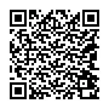 Kode QR untuk nomor Telepon +18042420784