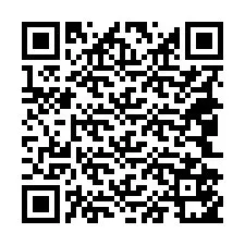 Código QR para número de telefone +18042551122