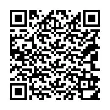 Código QR para número de telefone +18042910001