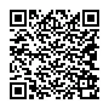 QR-koodi puhelinnumerolle +18042920932