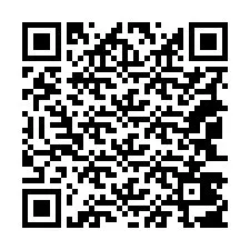 Código QR para número de telefone +18043407975