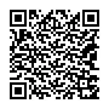 QR Code pour le numéro de téléphone +18043751235