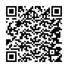 QR-код для номера телефона +18043815172