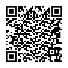 QR Code สำหรับหมายเลขโทรศัพท์ +18043966852