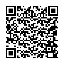 QR kód a telefonszámhoz +18044140548