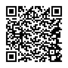 QR код за телефонен номер +18044142613