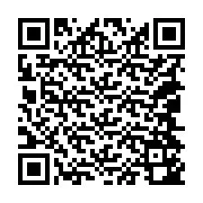 QR код за телефонен номер +18044142678