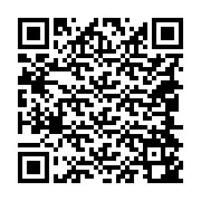 Código QR para número de telefone +18044142686