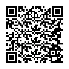 QR Code สำหรับหมายเลขโทรศัพท์ +18044142726