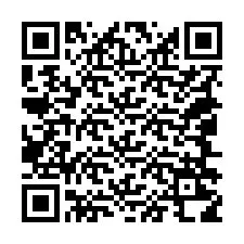 QR код за телефонен номер +18046218628