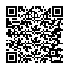 QR-koodi puhelinnumerolle +18047673166