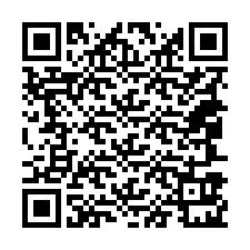 Código QR para número de telefone +18047921017