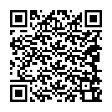 QR kód a telefonszámhoz +18048760422