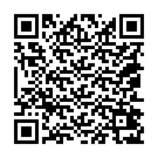 QR-Code für Telefonnummer +18052427458