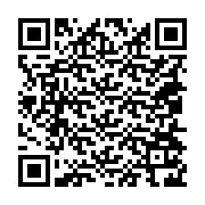 Código QR para número de telefone +18054126356