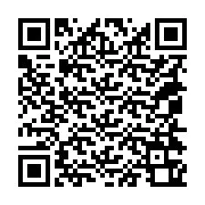 QR kód a telefonszámhoz +18054360460