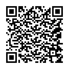 QR Code สำหรับหมายเลขโทรศัพท์ +18054754438