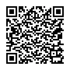 電話番号のQRコード +18055131004