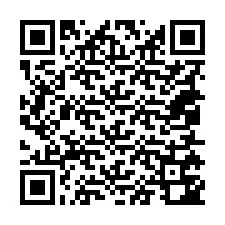 QR-koodi puhelinnumerolle +18055742087