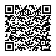 Código QR para número de telefone +18056173618