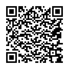 QR-code voor telefoonnummer +18057384207