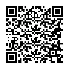 Código QR para número de teléfono +18058348346