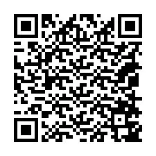 QR код за телефонен номер +18058747795