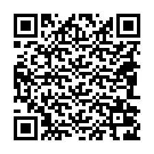 QR Code pour le numéro de téléphone +18082026506