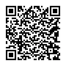 Código QR para número de telefone +18082026521