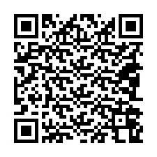 Codice QR per il numero di telefono +18082068833