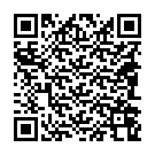 Código QR para número de telefone +18082068946