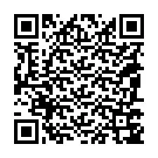 QR код за телефонен номер +18087747250