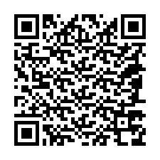 QR код за телефонен номер +18087778888