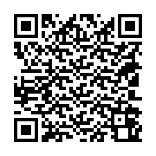 QR kód a telefonszámhoz +18102060842