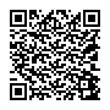 Codice QR per il numero di telefono +18102443308