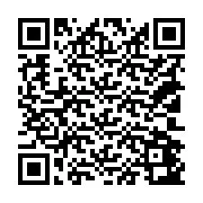 QR-koodi puhelinnumerolle +18102443309