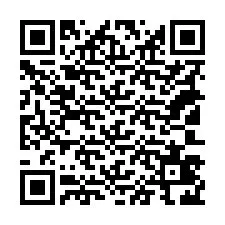 Código QR para número de teléfono +18103426505