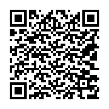 Código QR para número de telefone +18103776333