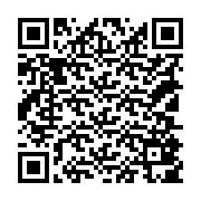 Código QR para número de telefone +18105805671