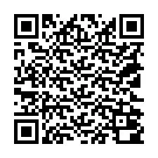 Kod QR dla numeru telefonu +18122000018