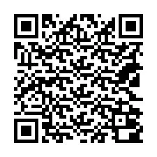 QR kód a telefonszámhoz +18122000027