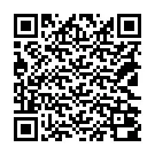 Código QR para número de telefone +18122000031