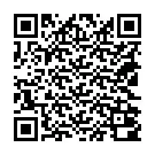 QR Code สำหรับหมายเลขโทรศัพท์ +18122000036