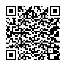 QR-code voor telefoonnummer +18122000077