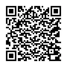 QR kód a telefonszámhoz +18122000118