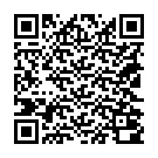 QR-koodi puhelinnumerolle +18122000176