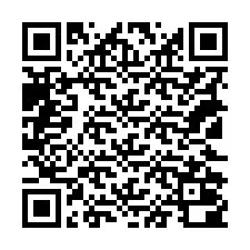 QR-koodi puhelinnumerolle +18122000185