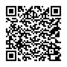 QR-code voor telefoonnummer +18122000203