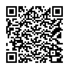 QR-code voor telefoonnummer +18122000221