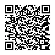 QR-koodi puhelinnumerolle +18122000230